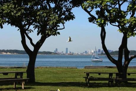 Georges Island (pictured) and the other Boston Harbor Islands are accessible via ferry and offer spots to get away from it all.
