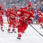 The NHL?s Detroit Red Wings threatened legal action against a white supremacist group that borrowed the team?s logo.
