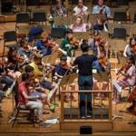 The Boston University Tanglewood Institute orchestra rehearses in Lenox.