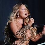 Mariah Carey performing in New York this week. 