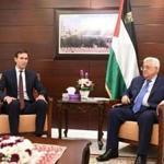 Palestinian President Mahmoud Abbas (right) met with Jared Kushner, the Middle East Adviser and son-in-law to US President Trump, in the West Bank town of Ramallah on Thursday.