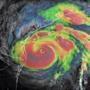 An image of Hurricane Harvey taken on Friday.