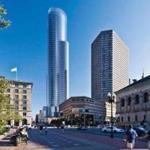 Simon Properties last year scrapped plans for a tower at Copley Place (rendering above), citing high building costs. 