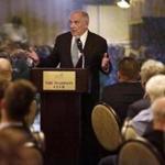 Charles Murray spoke in Madison, Wis., on May 3.