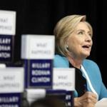 Hillary Rodham Clinton signed copies of her book 