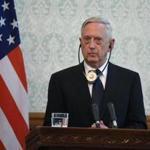 US Secretary of Defense Jim Mattis listened during a joint press conference at the Presidential Palace in Kabul, Afghanistan. 