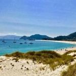 The white sand and deep blue water of Playa de Rodas entice visitors to the Cies Islands in Spain