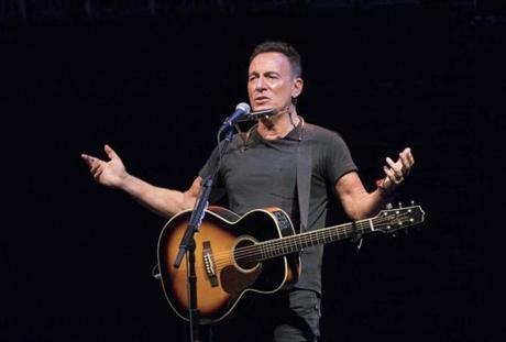 Bruce Springsteen in ?Springsteen on Broadway? at the Walter Kerr Theater in New York.
