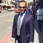 George Papadopoulos posed on a street in London for a picture for his LinkedIn profile. 
