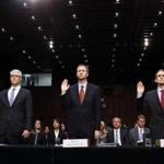 Colin Stretch, Sean Edgett, and Kent Walker ? executives from Facebook, Twitter, and Google ? testified before the Senate Intelligence Committee on Wednesday.