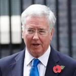 (FILES) This file photo taken on October 31, 2017 shows Britain's Defence Secretary Michael Fallon leaving 10 Downing Street after the weekly meeting of the cabinet in central London. Michael Fallon has resigned as Defence Secretary, a Downing Street spokesman said, Wednesday evening, November 1, 2017. / AFP PHOTO / Tolga AKMENTOLGA AKMEN/AFP/Getty Images