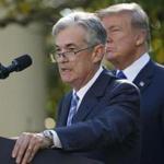 Federal Reserve board member Jerome Powell speaks after President Donald Trump announced him as his nominee for the next chair of the Federal Reserve in the Rose Garden of the White House in Washington, Thursday, Nov. 2, 2017. (AP Photo/Pablo Martinez Monsivais)