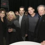 From left: Brooke Adams, Marianne Leone Cooper, Tony Shalhoub, CSC founding artistic director Steven Maler, and Chris Cooper at Babson.