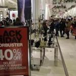 Customers shopped during the Black Friday sale at Macy's in Herald Square. 