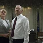 Robin Wright and Kevin Spacey in a scene from season 5 of ?House of Cards.?