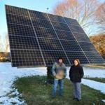Nearby residents call it an eyesore, but Richard and Lola Eanes are happy with the energy savings their solar setup delivers.