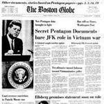 The Boston Globe was the third newspaper in the United States to publish excerpts from the Pentagon Papers.