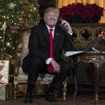 President Trump on Christmas Eve.