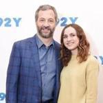 Judd Apatow with his daughter, Maude, in New York earlier this month.