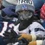 Foxborough, Ma- Dec. 31, 2017- Stan Grossfeld/Globe Staff-for Dugan story Cold bundled fans at Gillette Stadium for a Patriots game at Gillette