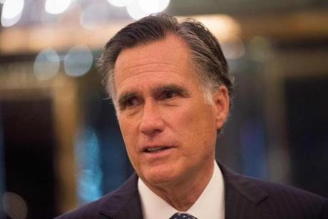 Former governor Mitt Romney has been considered a likely candidate for an open US Senate seat in Utah.

