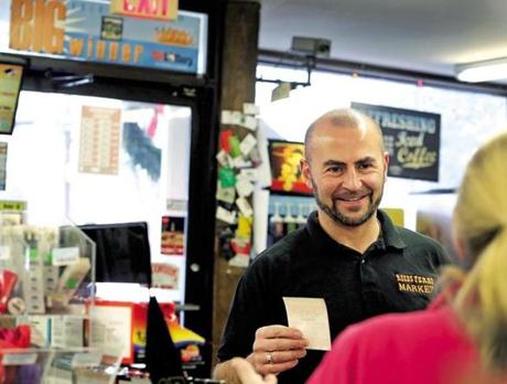 Reeds Ferry Market owner Sam Safa is still waiting to find out who bought the winning $560 million Powerball ticket at his shop.
