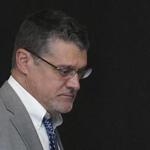 Glenn R. Simpson, former Wall Street Journal journalist and co-founder of the research firm Fusion GPS, arrived on Capitol Hill on Tuesday.