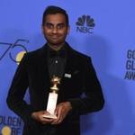 A woman said she was furious when she saw Aziz Ansari was wearing a ??Time?s Up?? pin Jan. 7 while accepting a Golden Globe Award.