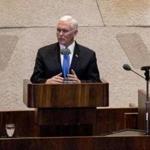 Vice President Mike Pence addressed the Israeli Knesset on Monday, saying the United States will open its new embassy in Jerusalem next year.