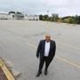 Lawrence, Ma., 09/18/17, Mayor Dan Rivera, of Lawrence, in the empty parking lot of the closed movie theater. Shirley Leung column about various towns outside Boston chasing the Amazon HQ. Suzanne Kreiter/Globe staff. Suzanne Kreiter/Globe staff