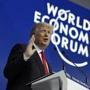 President Trump spoke at the World Economic Forum in Davos, Switzerland, Friday. 
