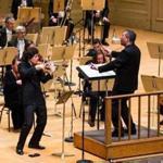 Thomas Adès leads violinist Augustin Hadelich and the Boston Symphony Orchestra at Symphony Hall Thursday.