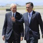 FILE - In this June 8, 2012, file photo, Republican presidential candidate and former Massachusetts Gov. Mitt Romney, left, walks alongside. U.S. Senator Orrin Hatch, R-Utah on the tarmac of Salt Lake City International Airport, in Salt Lake City. Romney is considering a new career in Congress. Those who know the 70-year-old former Republican presidential nominee best expect him to announce plans to seek a suddenly vacant Utah Senate seat. Incumbent Orrin Hatch announced Tuesday that he would not seek re-election this fall. ()