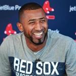 Fort Myers, FL 2/18/2018: The Red Sox signed Eduardo Nunez to a one year contract today, and he met the media soom after arriving in camp. Spring Training for the Red Sox continued today at the Player Development Complex at Jet Blue Park. (Jim Davis/Globe Staff)