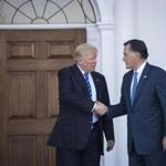 President Trump?s on-again, off-again feud with Mitt Romney appears to be off for now.