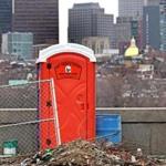 CAMBRIDGE, MA - 2/26/2018: A skyline view from Cambriidge. Porta-potty industry insbooming and companies are jostling for new business (David L Ryan/Globe Staff ) SECTION: METRO TOPIC 28portapottywars