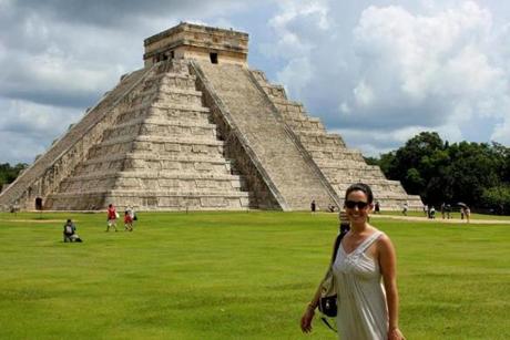 Wanderful founder Beth Santos in Chichen Itza, Mexico. 
