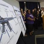 Maura Healey spoke at a 2016 press conference announcing the enforcement of a ban on the sale of copycat assault weapons.  