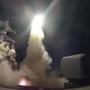 A US Navy destroyer launched a cruise missile at Syria in 2017, after a reported poison gas attack. US officials said they did not fire missiles at Syria on Monday, even though President Trump promised to retaliate after another gas attack.