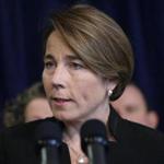 Massachusetts Attorney General Maura Healey takes questions from reporters during a news conference Tuesday, Jan. 31, 2017, in Boston. (AP Photo/Steven Senne)
