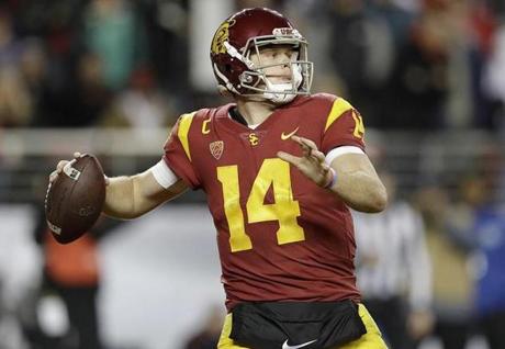 Southern Cal?s Sam Darnold could be the next Browns quarterback. 
