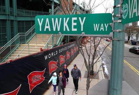 Boston Public Improvement Commission voted to change the name of Yawkey Way back to its original name, Jersey Street.
