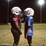 Two young football players in Texas