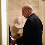 White House chief of staff John Kelly at the White House earlier this month.