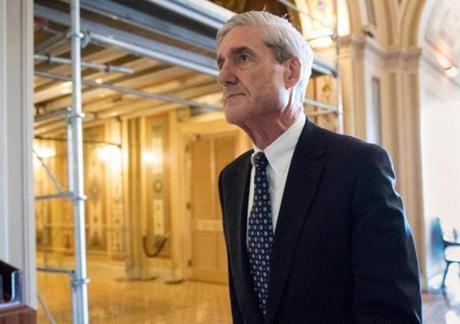FILE - In this June 21, 2017, file photo, special counsel Robert Mueller departs after a meeting on Capitol Hill in Washington. The Associated Press and other news organizations are asking a judge to unseal records in Mueller?s Russia investigation. The media coalition argued in a court filing on April 25, 2018, that Mueller?s probe is ?one of the most consequential criminal investigations in our nation?s history? and that there?s overwhelming public interest in records from the case. (AP Photo/J. Scott Applewhite, File)
