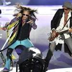 Steven Tyler and guitarist Joe Perry (shown in Germany last year) joined the rest of their Aerosmith bandmates at the New Orleans Jazz & Heritage Festival on Saturday.