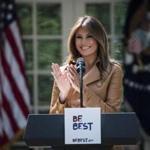 First lady Melania Trump spoke about her new 