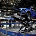 A Ford F-150 on display at the China Auto Show in Beijing in April.