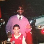 Jayson Tatum and LeBron James in a photo Tatum tweeted in 2012.