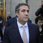Michael Cohen leaves federal court in New York, Thursday, April 26, 2018. President Donald Trump said that his personal attorney Cohen represented him 